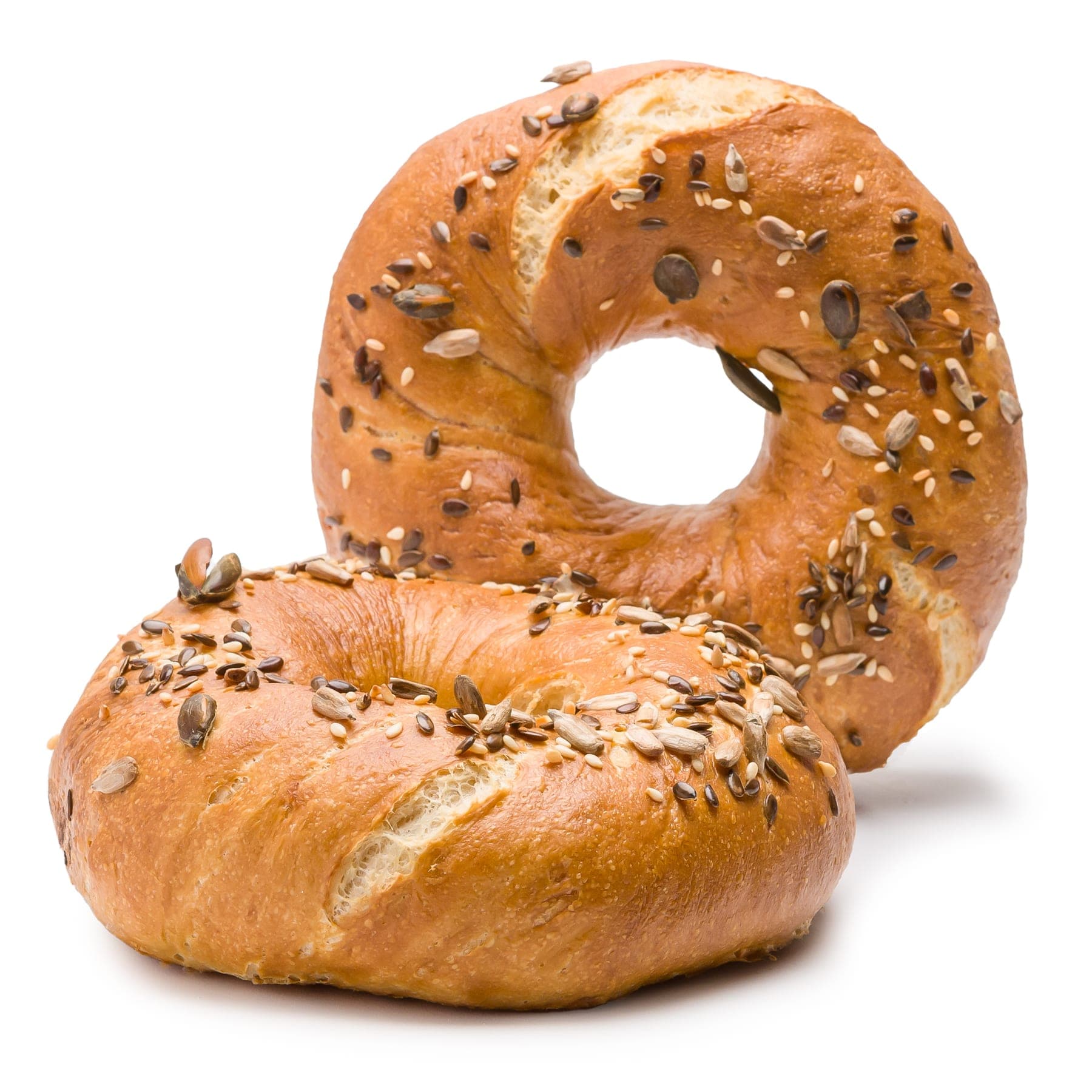 Bagel clasic cu semințe de susan