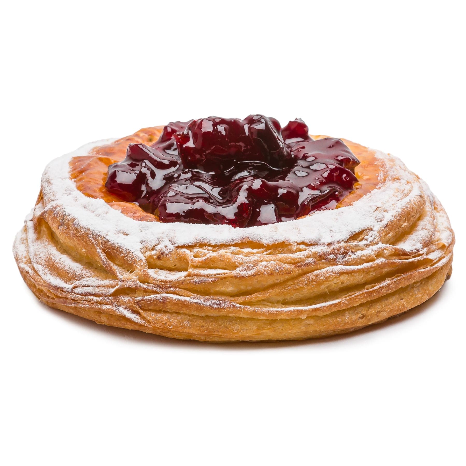 Croissant umplut cu cremă de cheesecake