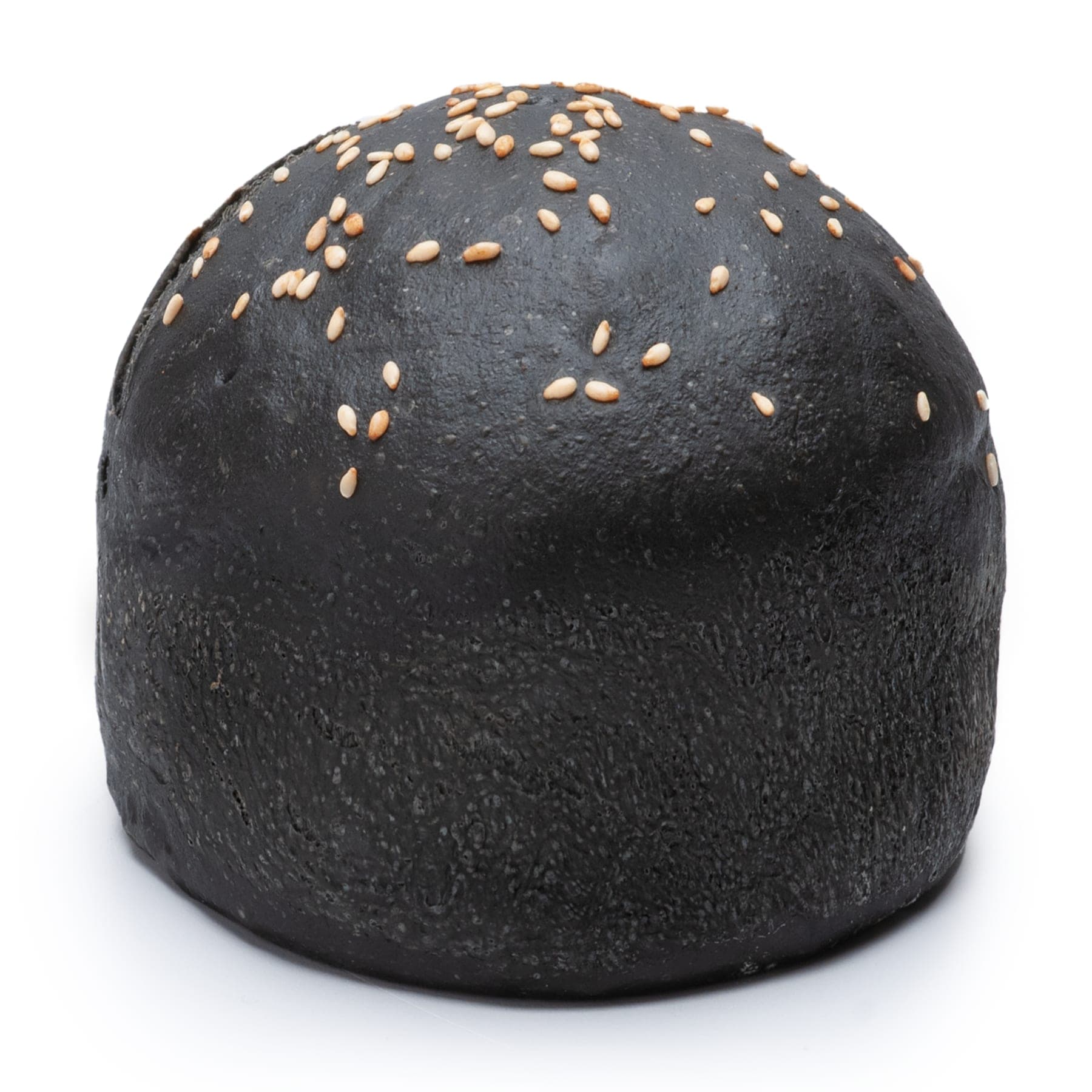 Chiflă de burger neagră, cu cărbune activ