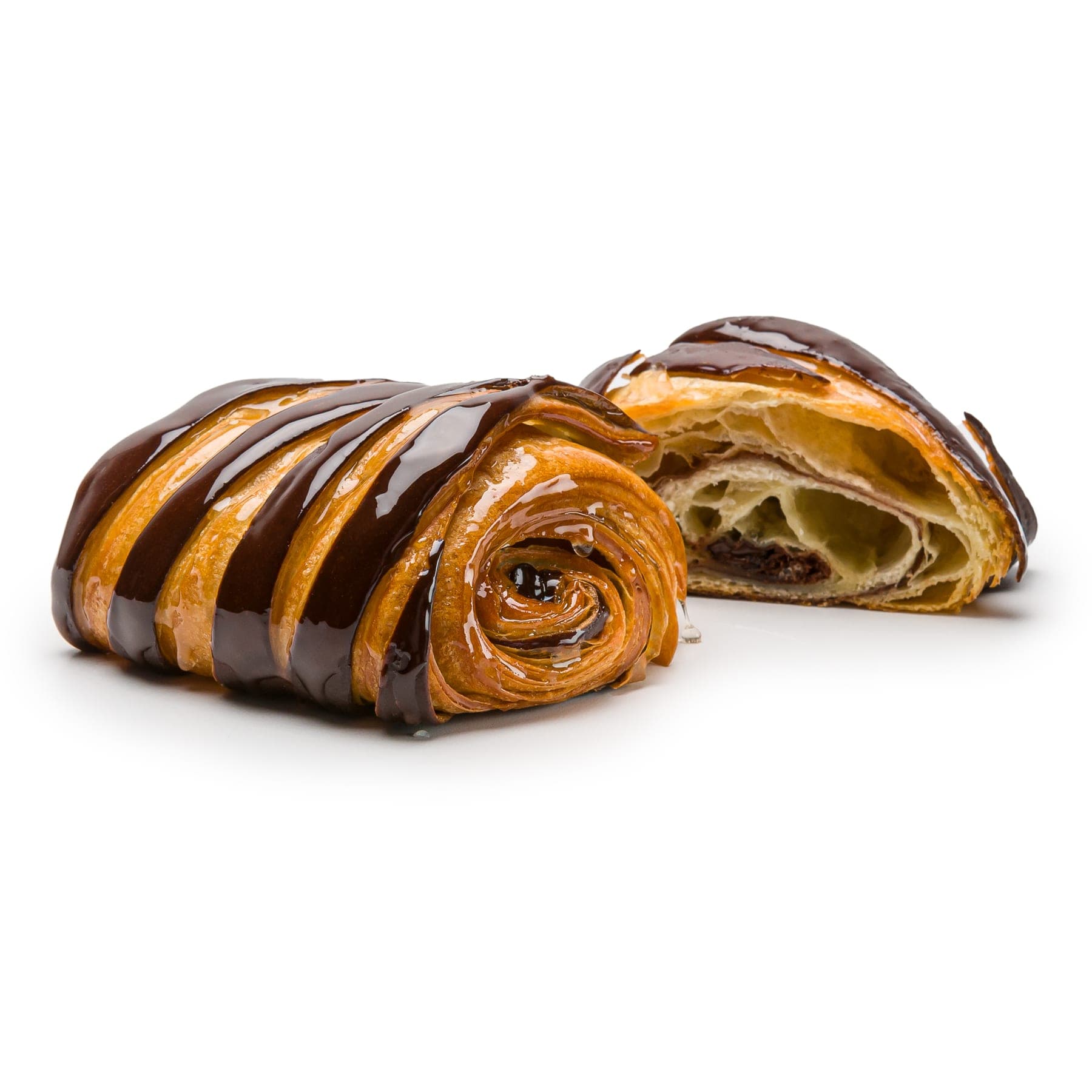 Chocolatine — pain au chocolat cu batoane de ciocolată