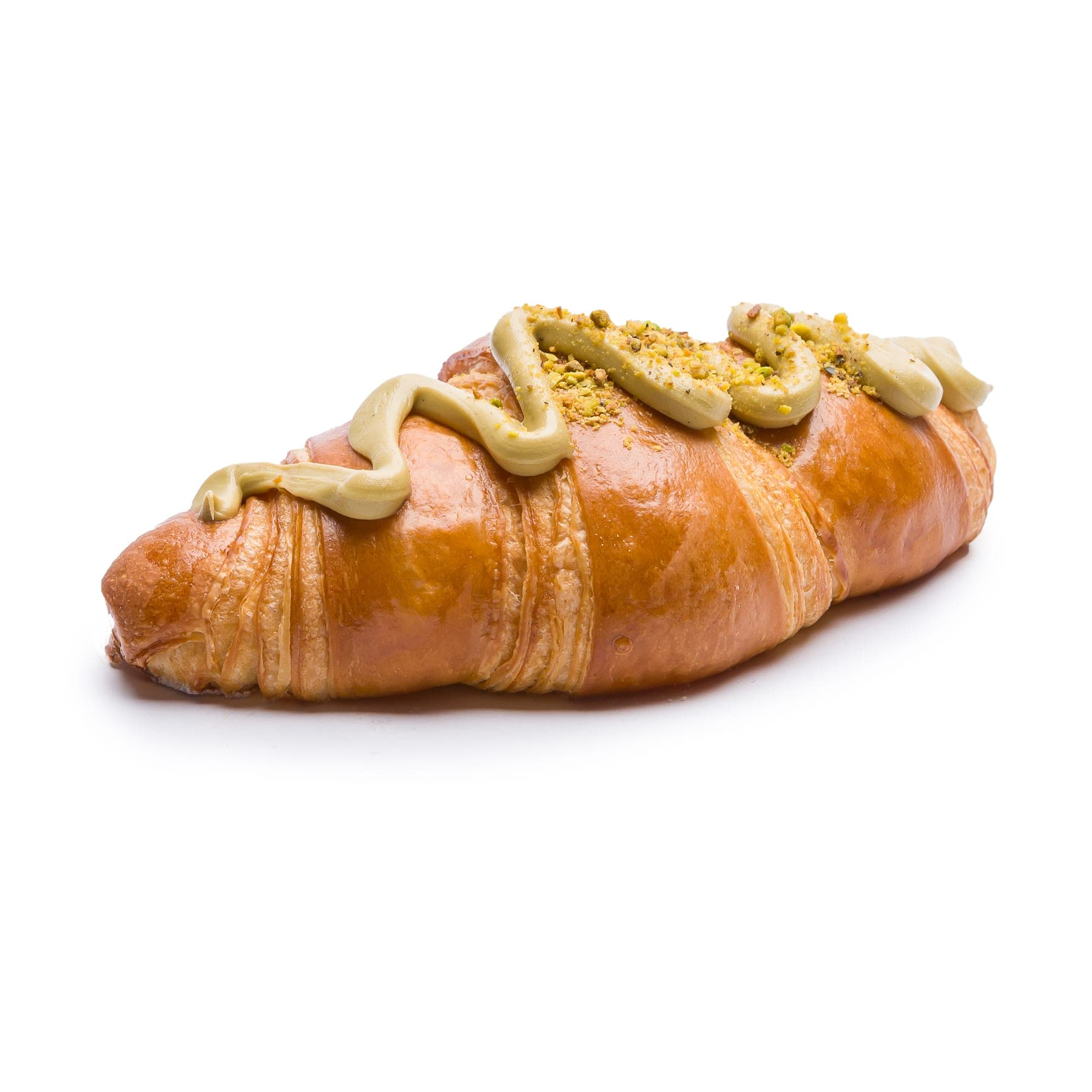 Mini croissant cu cremă de fistic