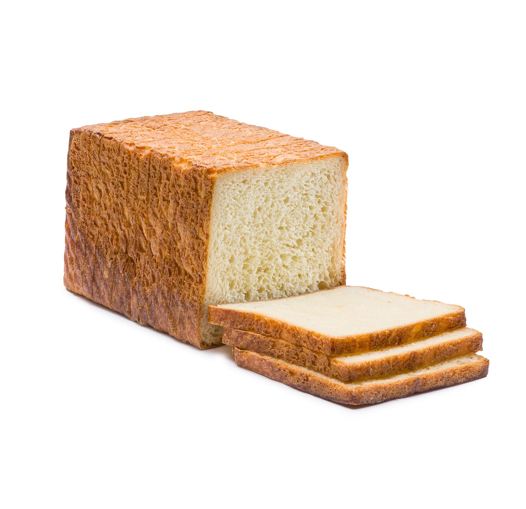 Pâine toast Pullman, cu formă dreaptă și miez fin